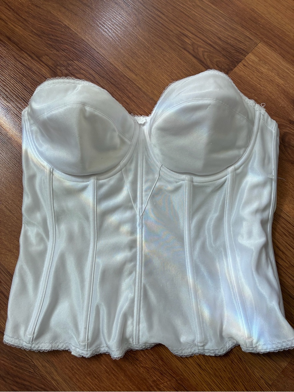 Dominique Ivory Bustier Top